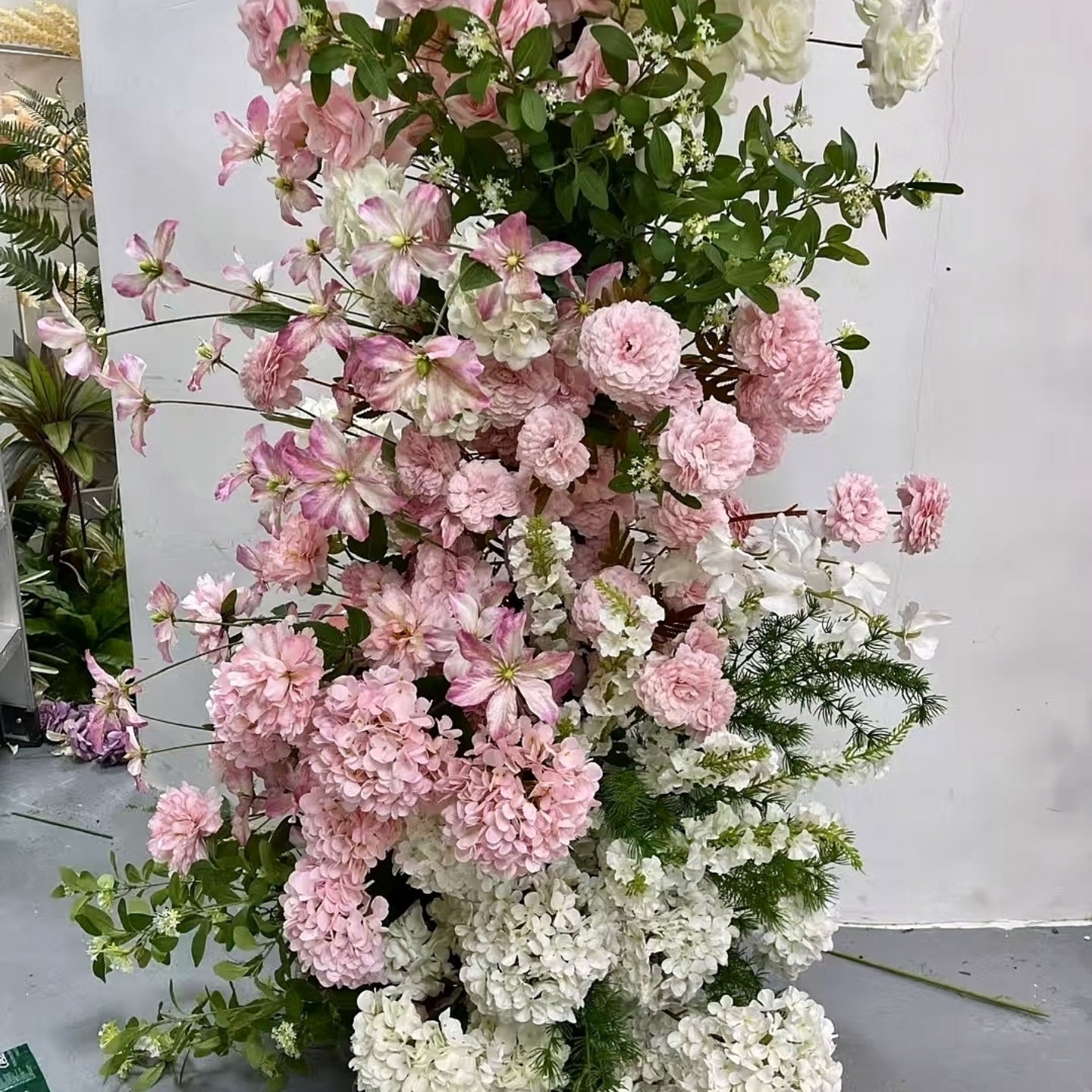 Wedding Party Background Floral Arch Decoration