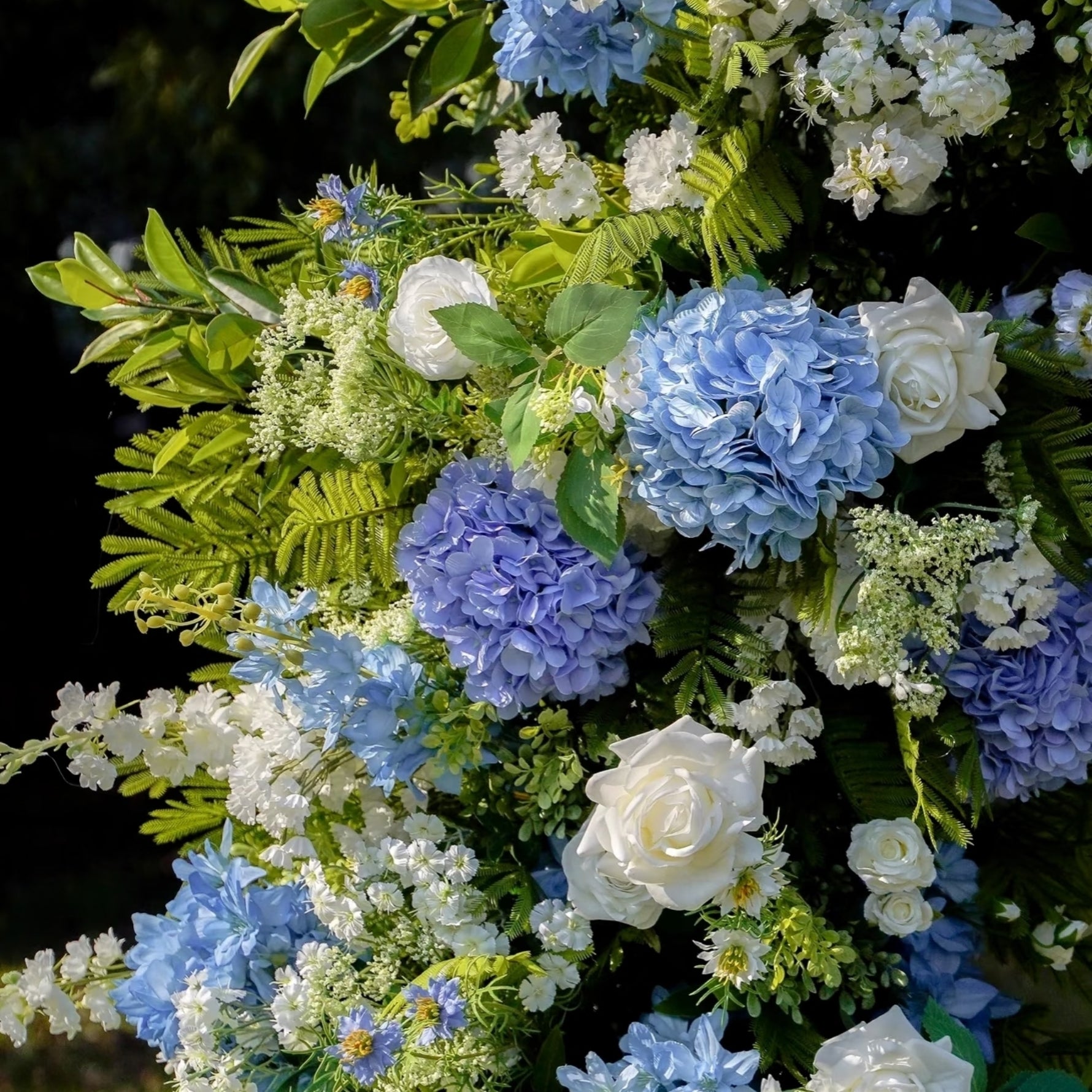 Wedding Party Background Floral Arch Decoration