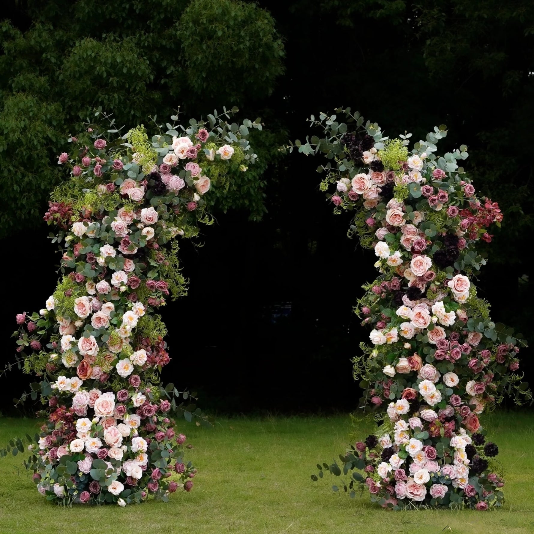 New Wedding Party Background Floral Arch Decoration Including Frame