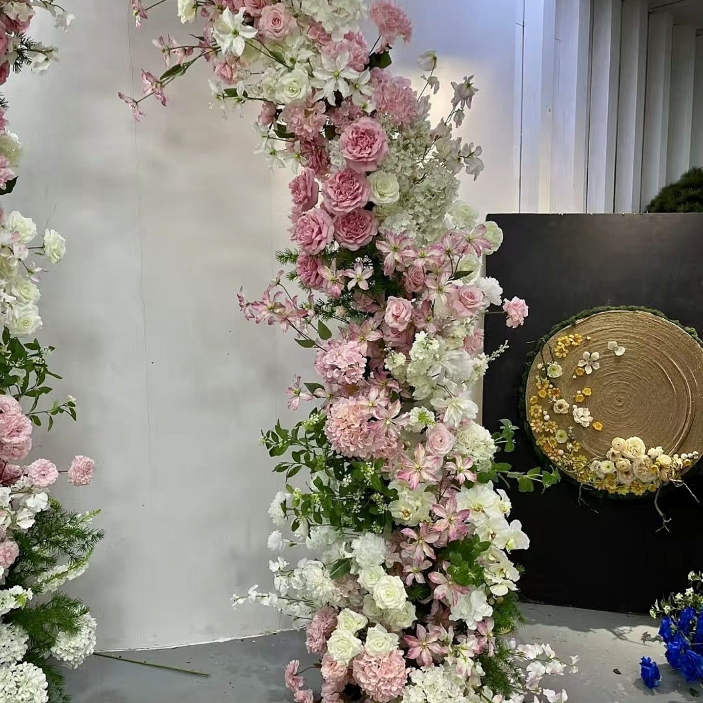 Wedding Party Background Floral Arch Decoration