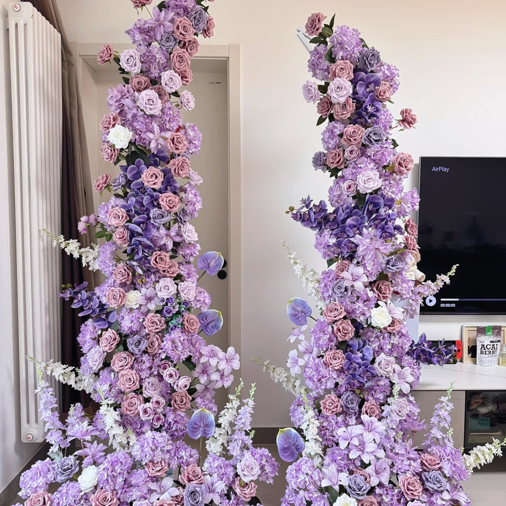 New Wedding Party Background Floral Arch Decoration Including Frame -R984