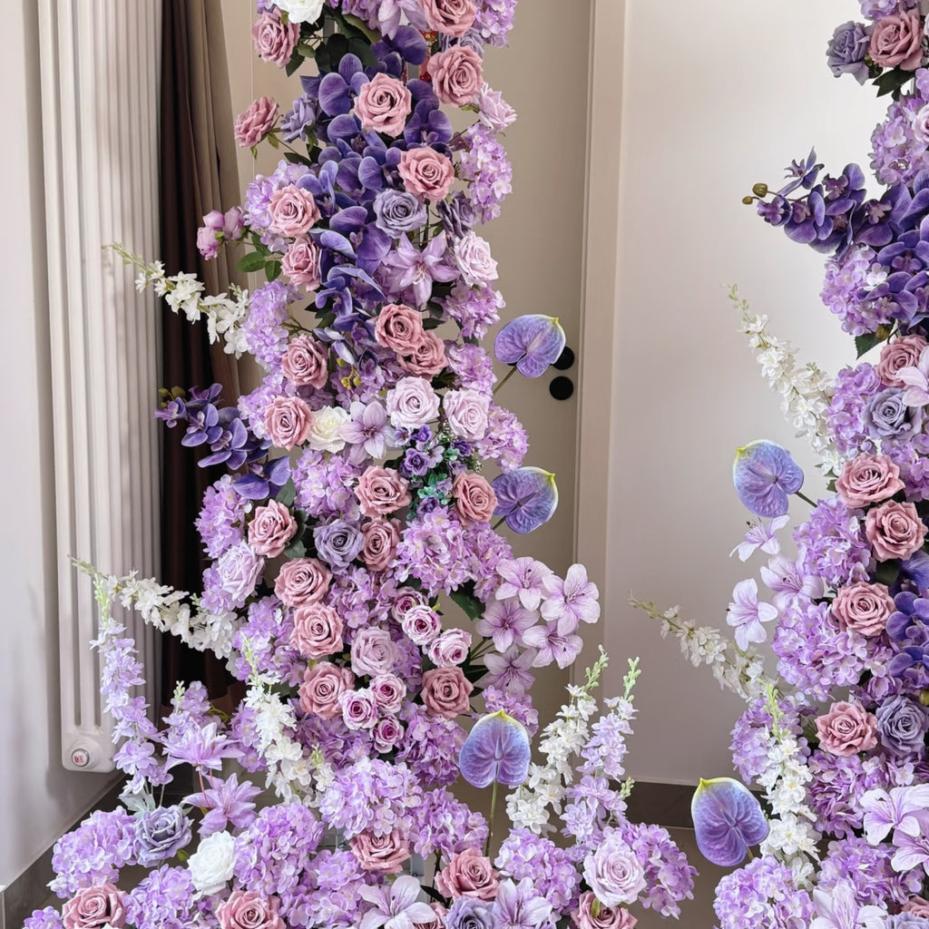 New Wedding Party Background Floral Arch Decoration Including Frame -R984