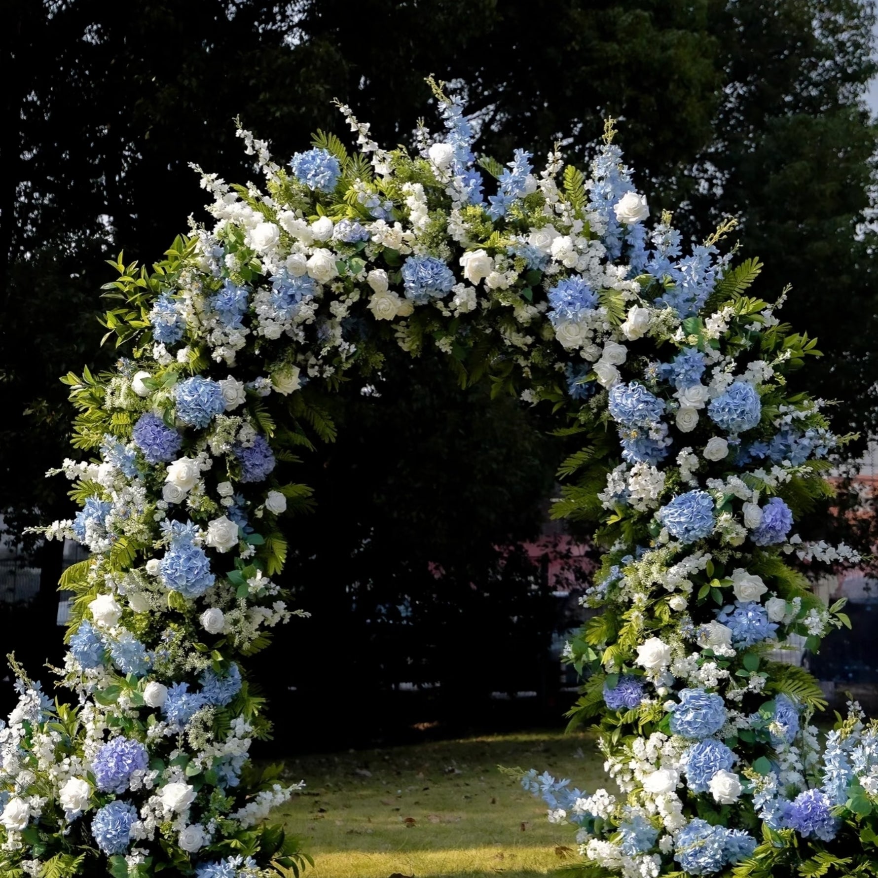 Wedding Party Background Floral Arch Decoration