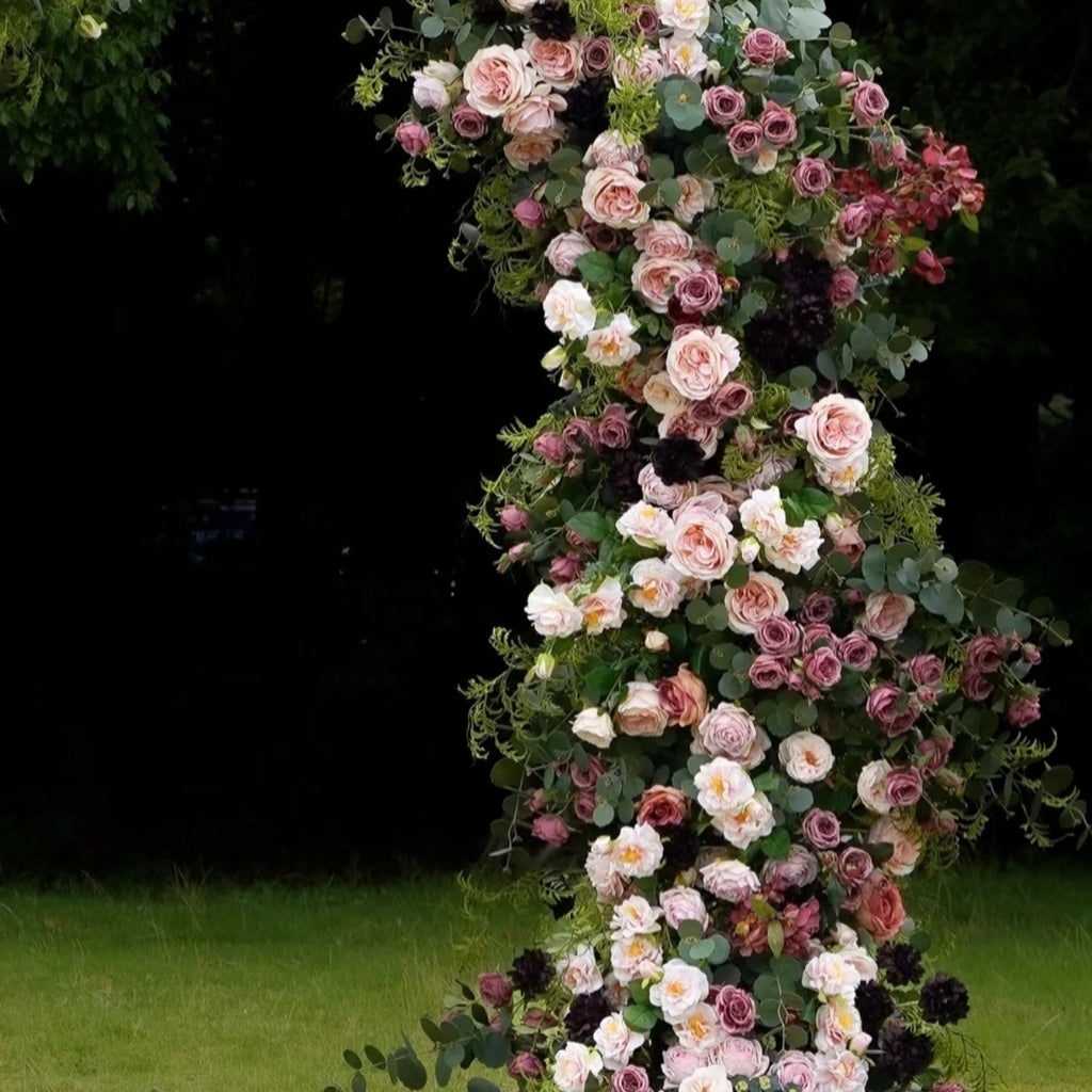 New Wedding Party Background Floral Arch Decoration Including Frame