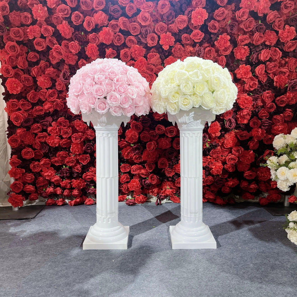 White flower ball decorations